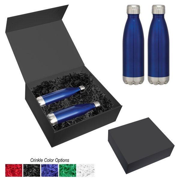 Swiggy Stainless Steel Bottle Gift Set, 16 oz.