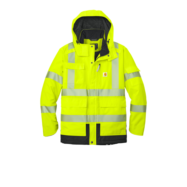 Carhartt® ANSI 107 Class 3 Waterproof Heavyweight Polyester Men's Insulated Jacket