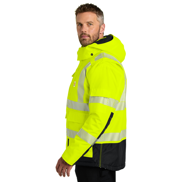 Carhartt® ANSI 107 Class 3 Waterproof Heavyweight Polyester Men's Insulated Jacket