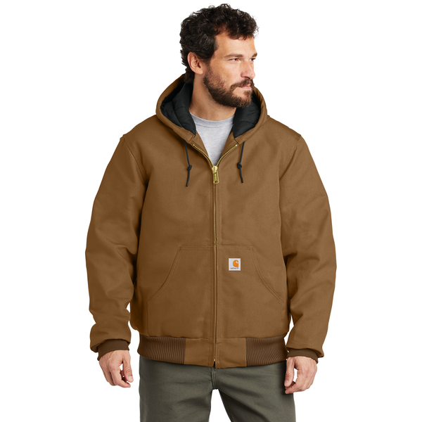 Carhartt® Quilted Flannel-Lined Duck Active Men's Tall Jacket