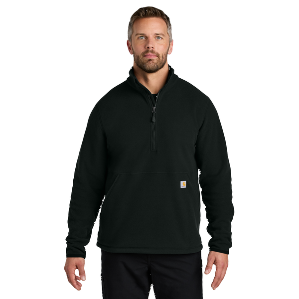 Carhartt® Textured 1/2 Zip Polyester Fleece Men's Jacket