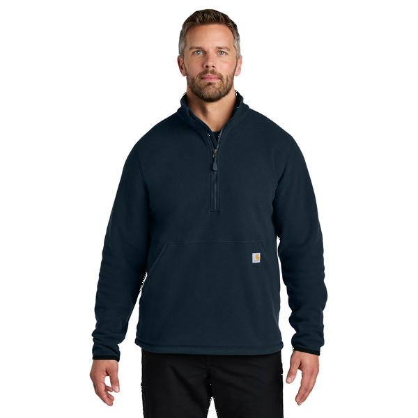 Carhartt® Textured 1/2 Zip Polyester Fleece Men's Jacket