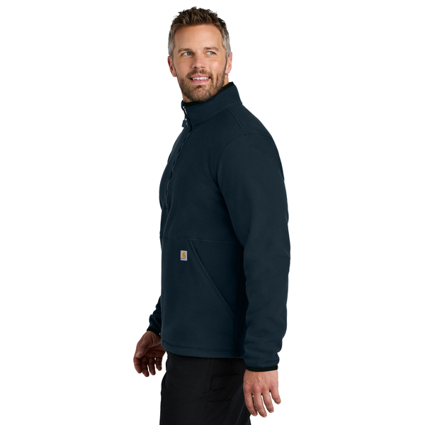 Carhartt® Textured 1/2 Zip Polyester Fleece Men's Jacket