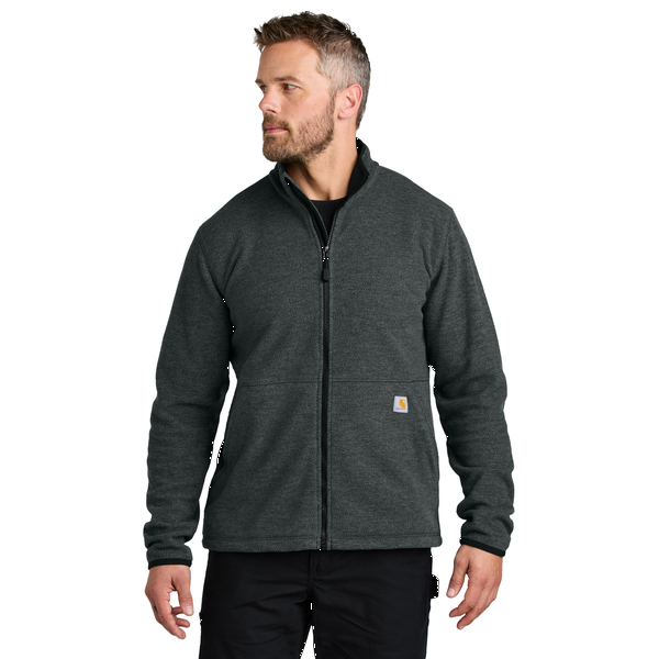Carhartt® Textured Full-Zip Polyester Fleece Men's Jacket
