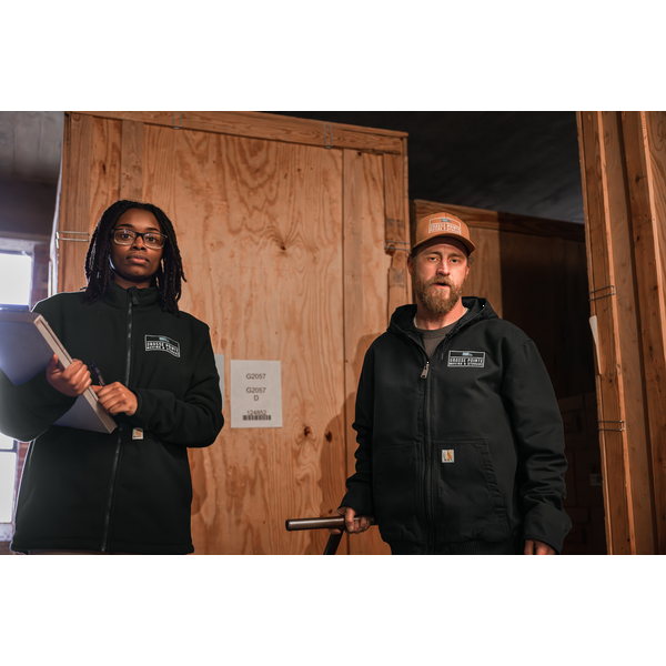 Carhartt® Textured Full-Zip Polyester Fleece Men's Jacket