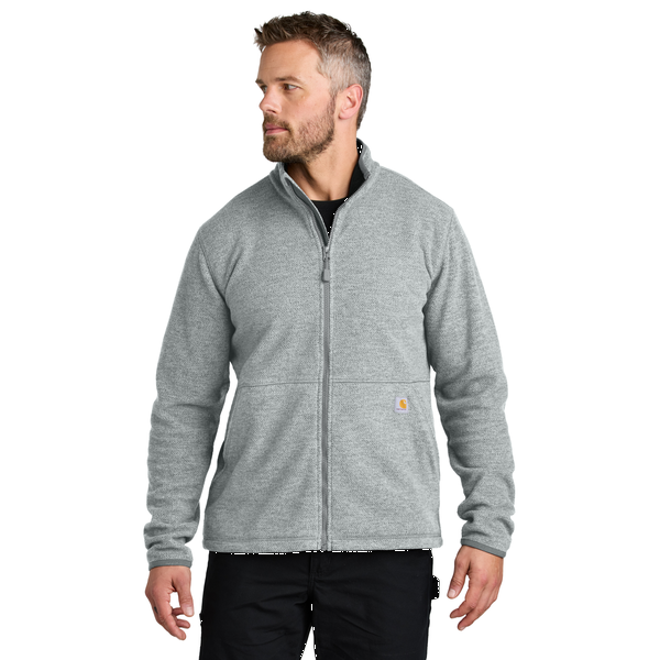 Carhartt® Textured Full-Zip Polyester Fleece Men's Jacket