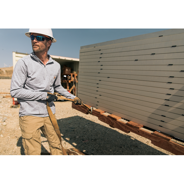 Carhartt® Force® Cotton/Poly Long Sleeve Men's 1/4 Zip T-Shirt