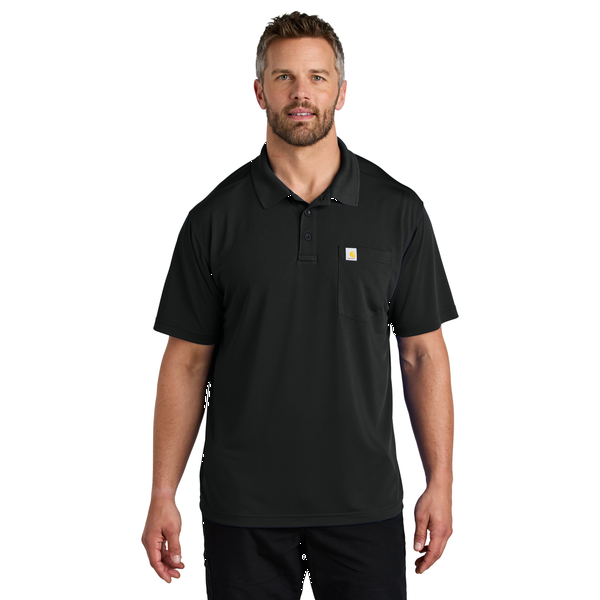 Carhartt® Force® Polyester Snag Resistant Men's Pocket Polo
