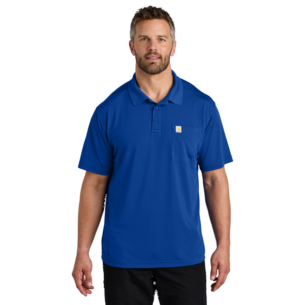 Carhartt® Force® Polyester Snag Resistant Men's Pocket Polo