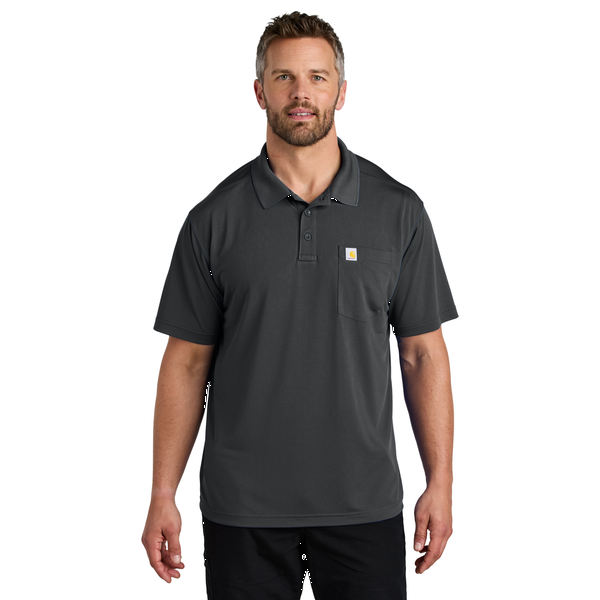 Carhartt® Force® Polyester Snag Resistant Men's Pocket Polo