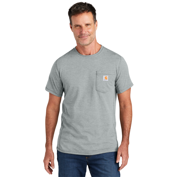 Carhartt® Force® Short Sleeve Cotton Poly Men's Pocket T-Shirt