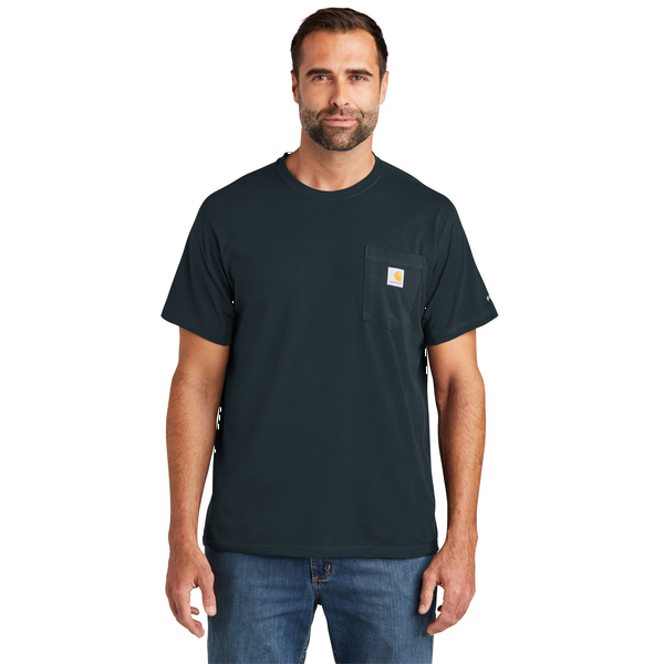 Carhartt® Force® Short Sleeve Cotton Poly Men's Pocket T-Shirt
