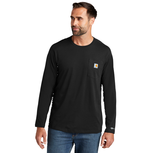 Carhartt® Force® Long Sleeve Cotton Poly Men's Pocket T-Shirt