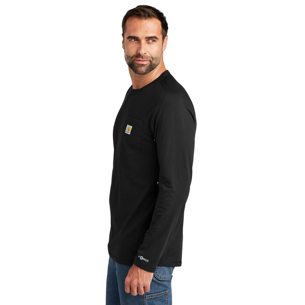 Carhartt® Force® Long Sleeve Cotton Poly Men's Pocket T-Shirt