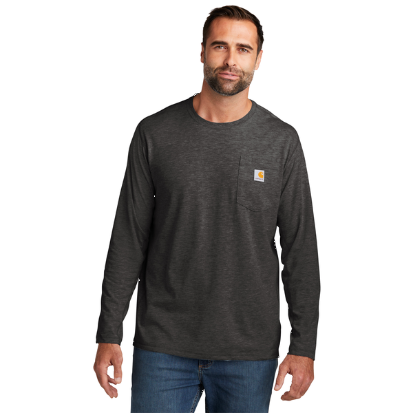 Carhartt® Force® Long Sleeve Cotton Poly Men's Pocket T-Shirt