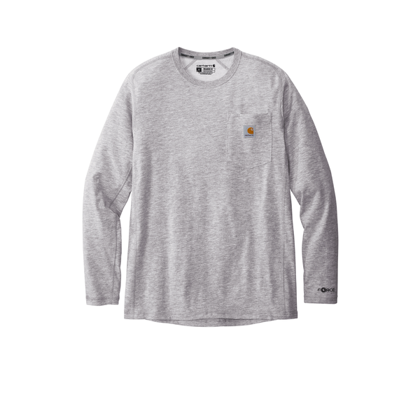 Carhartt® Force® Long Sleeve Cotton Poly Men's Pocket T-Shirt
