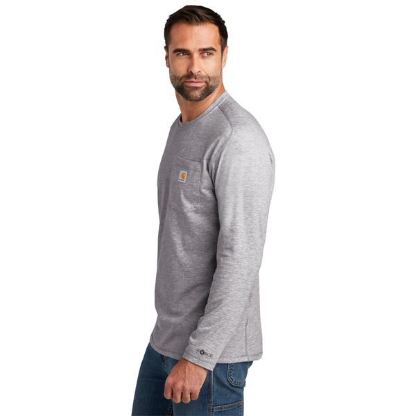 Carhartt® Force® Long Sleeve Cotton Poly Men's Pocket T-Shirt