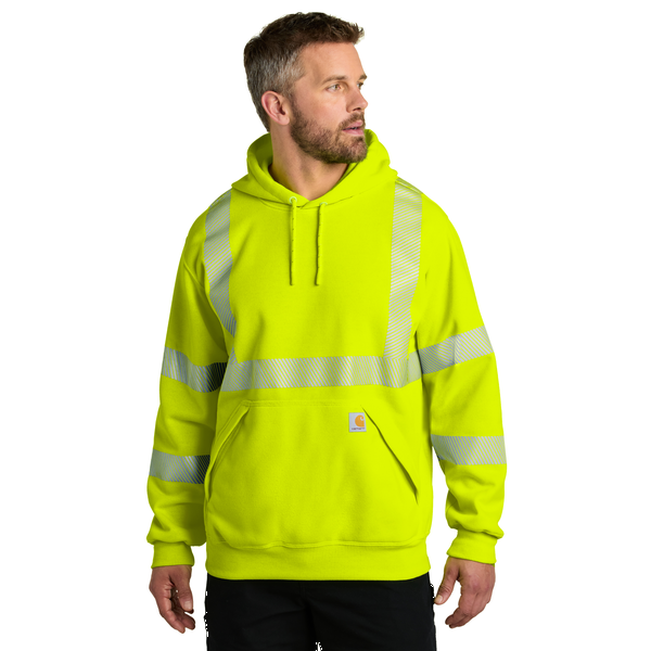 Carhartt® ANSI 107 Class 3 Polyester Men's Hooded Sweatshirt