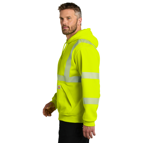 Carhartt® ANSI 107 Class 3 Polyester Men's Hooded Sweatshirt