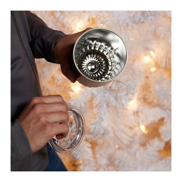 Elite Geometry Recycled Stainless Tumbler, 16oz.