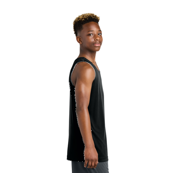 Sport-Tek® PosiCharge® Competitor™ Rev Poly Interlock Youth Tank