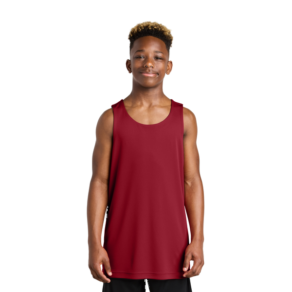 Sport-Tek® PosiCharge® Competitor™ Rev Poly Interlock Youth Tank
