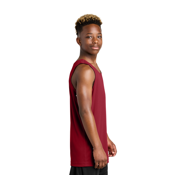 Sport-Tek® PosiCharge® Competitor™ Rev Poly Interlock Youth Tank