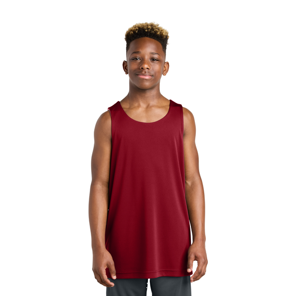 Sport-Tek® PosiCharge® Competitor™ Rev Poly Interlock Youth Tank