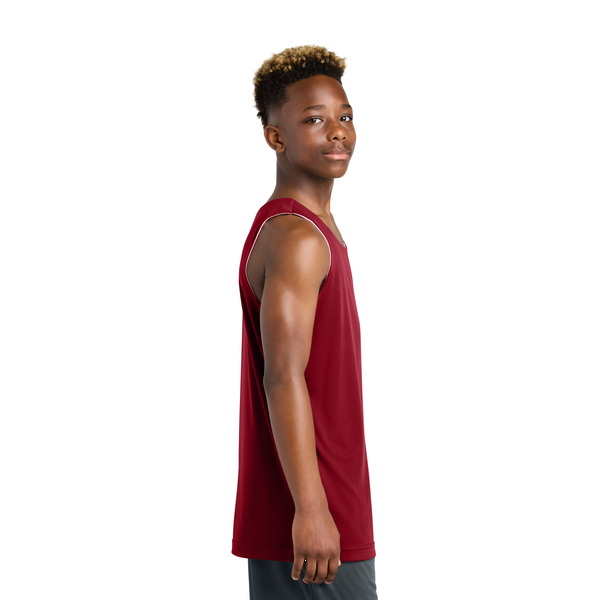 Sport-Tek® PosiCharge® Competitor™ Rev Poly Interlock Youth Tank