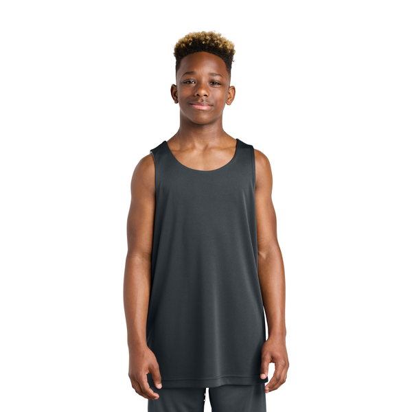 Sport-Tek® PosiCharge® Competitor™ Rev Poly Interlock Youth Tank
