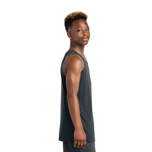 Sport-Tek® PosiCharge® Competitor™ Rev Poly Interlock Youth Tank