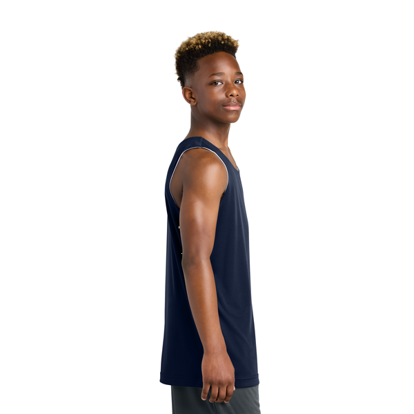 Sport-Tek® PosiCharge® Competitor™ Rev Poly Interlock Youth Tank