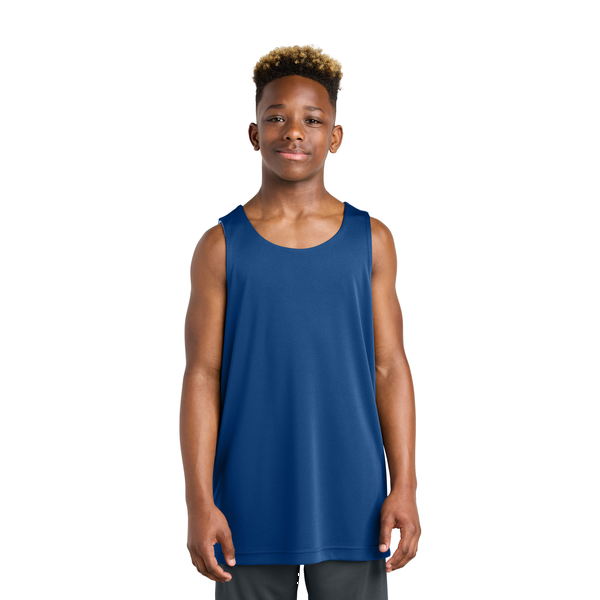 Sport-Tek® PosiCharge® Competitor™ Rev Poly Interlock Youth Tank