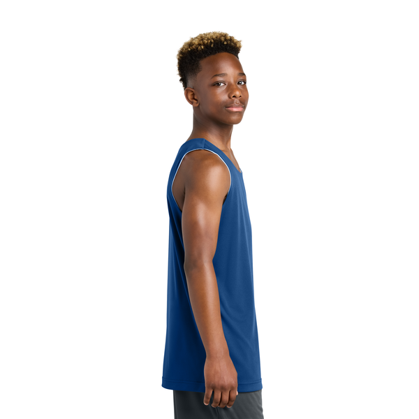 Sport-Tek® PosiCharge® Competitor™ Rev Poly Interlock Youth Tank