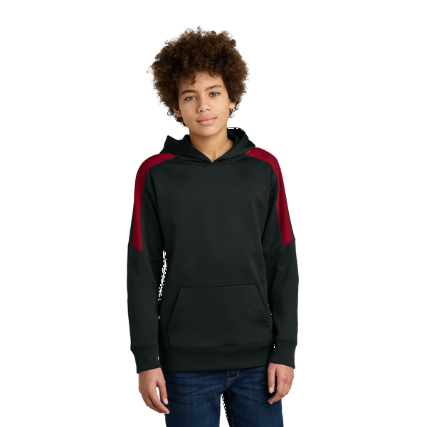 Sport-Tek® Sport-Wick® Fleece United Youth Pullover Hoodie