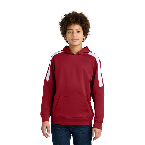 Sport-Tek® Sport-Wick® Fleece United Youth Pullover Hoodie