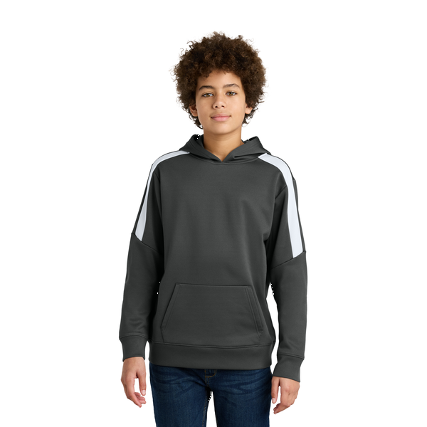 Sport-Tek® Sport-Wick® Fleece United Youth Pullover Hoodie