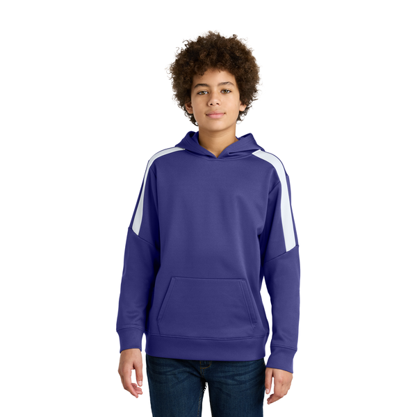 Sport-Tek® Sport-Wick® Fleece United Youth Pullover Hoodie