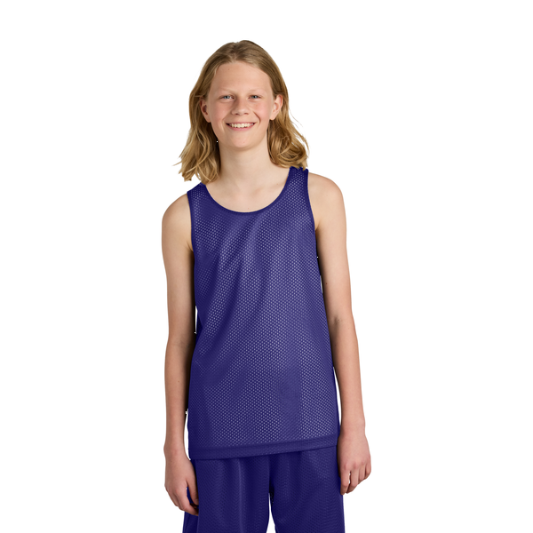 Sport-Tek® PosiCharge® Reversible Mesh Youth Tank