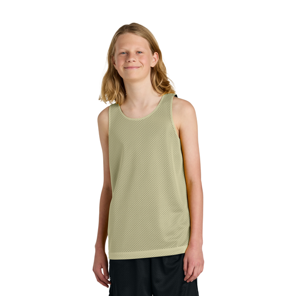 Sport-Tek® PosiCharge® Reversible Mesh Youth Tank