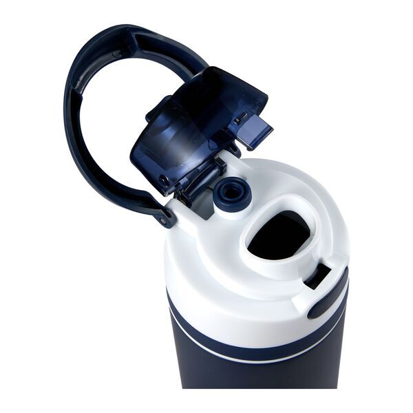 Elvin Recycled Stainless Flip Straw Bottle, 28oz.