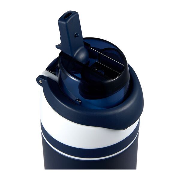 Elvin Recycled Stainless Flip Straw Bottle, 28oz.