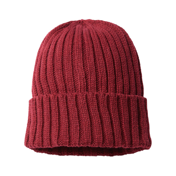 Atlantis® Sustainable Recycled Poly/Acrylic Cable Knit Cuffed Beanie