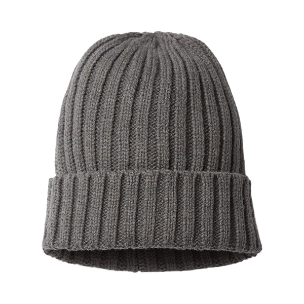 Atlantis® Sustainable Recycled Poly/Acrylic Cable Knit Cuffed Beanie