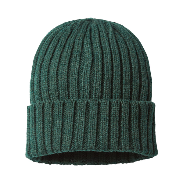 Atlantis® Sustainable Recycled Poly/Acrylic Cable Knit Cuffed Beanie