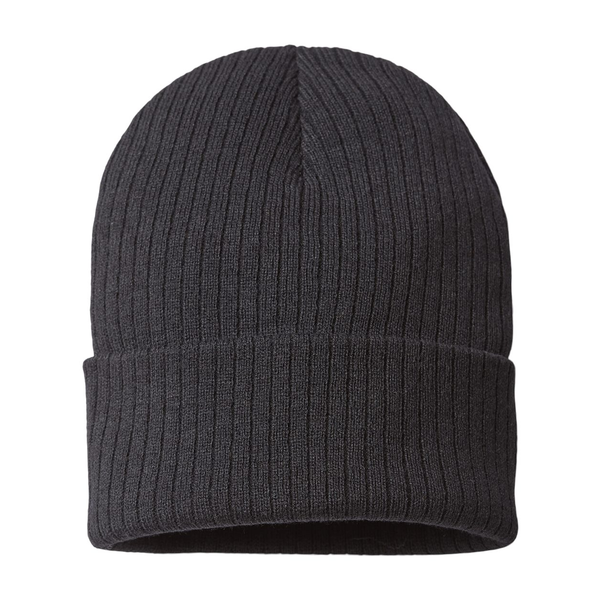 Atlantis® Sustainable Recycled Poly/Acrylic Rib Cuffed Beanie