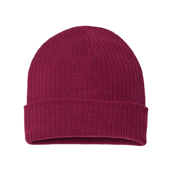 Atlantis® Sustainable Recycled Poly/Acrylic Rib Cuffed Beanie