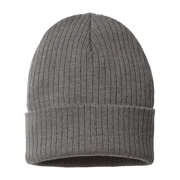 Atlantis® Sustainable Recycled Poly/Acrylic Rib Cuffed Beanie