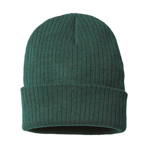 Atlantis® Sustainable Recycled Poly/Acrylic Rib Cuffed Beanie