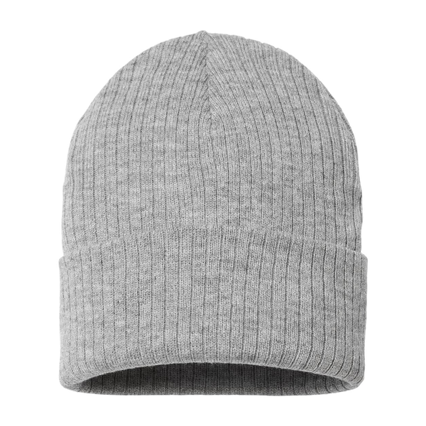 Atlantis® Sustainable Recycled Poly/Acrylic Rib Cuffed Beanie